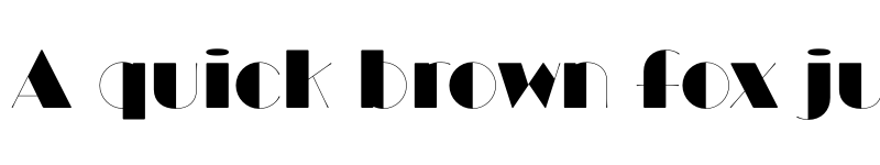 Preview of Broadacre Hairline 4 font