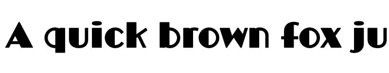 Preview of Broadacre Regular 4 font