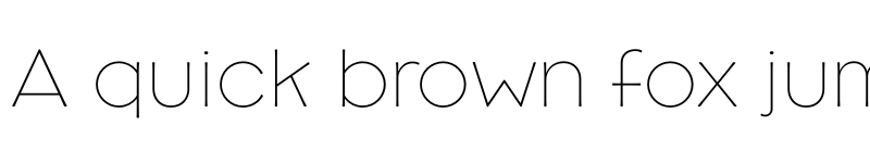 Preview of Broadacre Thin 0 font