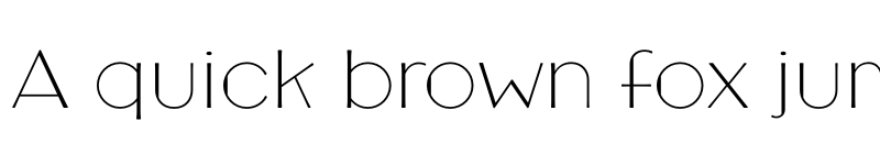 Preview of Broadacre Thin 1 font