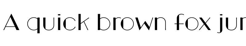 Preview of Broadacre Thin 2 font