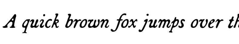Preview of Broadsheet Italic font