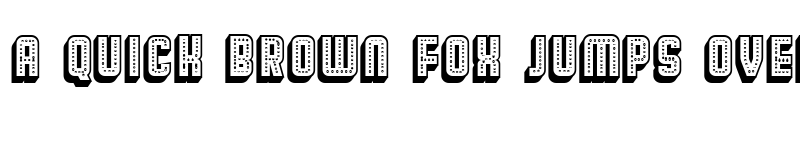 Preview of Broadway 3D Regular font