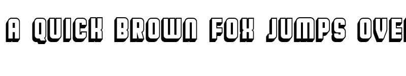 Preview of Broadway Flat 3D Regular font