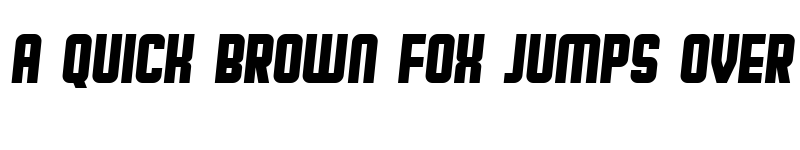 Preview of Broadway Flat Italic font