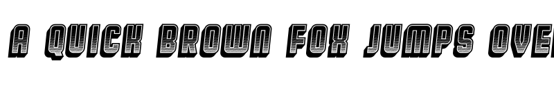 Preview of Broadway Gradient 3D Italic font