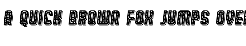 Preview of Broadway Shadow Italic font