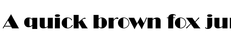 Preview of BroadwayD Regular font