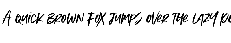 Preview of Broady Regular font