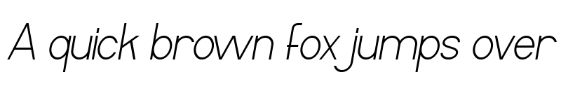 Preview of Brockheart Demo Italic font