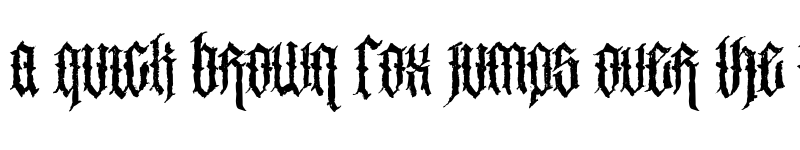Preview of Brodequin Regular font