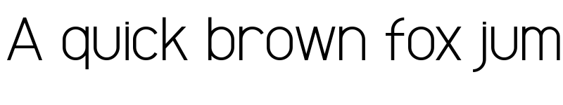 Preview of Broder Light Regular font