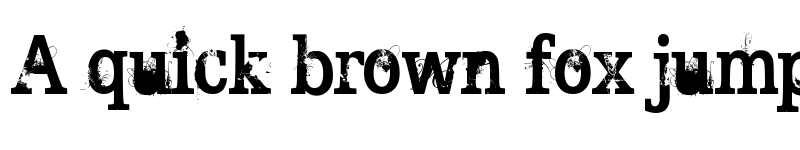 Preview of BROKEN GHOST Regular font