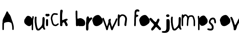 Preview of Broken life Regular font