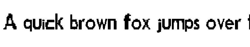 Preview of Broken Robot Regular font