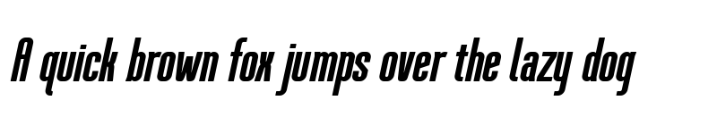 Preview of BROKENZ ITALIC font