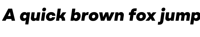 Preview of BROmny-BlackItalic Regular font