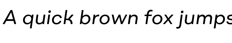 Preview of BROmny-RegularItalic Regular font
