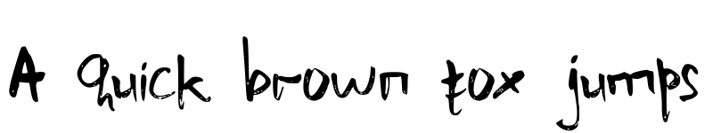 Preview of Brondes Blue Regular font