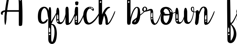 Preview of Brookfield Demo Regular font
