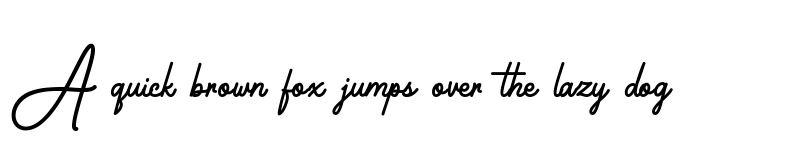 Preview of Brooklyn Makayla Regular font