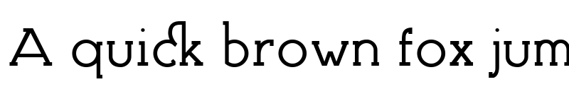 Preview of Brosse Demonstrator Regular font