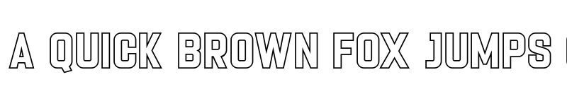 Preview of Brotesque Hollow Hollow font