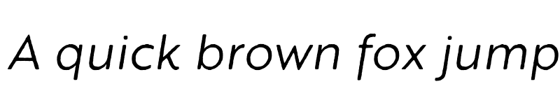 Preview of Brother 1816 Printed Book Italic font