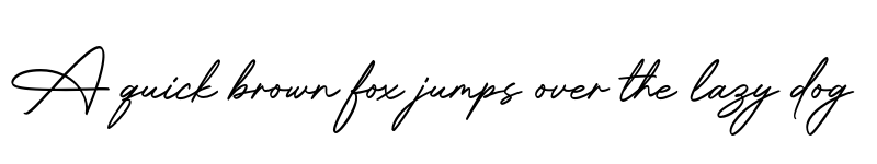 Preview of Brother Signature Regular font