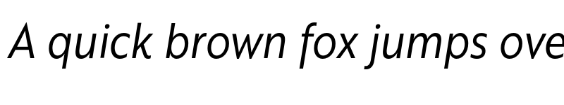 Preview of Brother XS Book Italic font