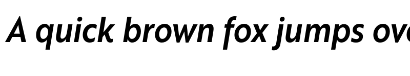 Preview of Brother XS Medium Italic font