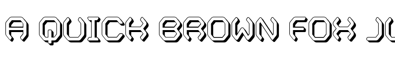 Preview of Broughts 3D Regular font