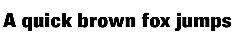 Preview of Brown Pro Black font