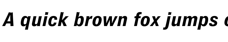 Preview of Brown Pro Bold Italic font