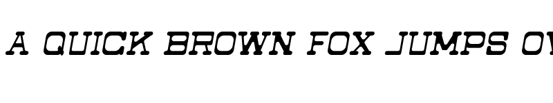 Preview of Brownfiled Demo Italic font