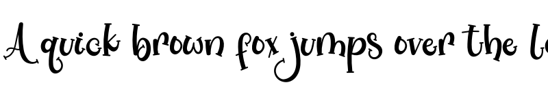 Preview of Brownies Glass Regular font