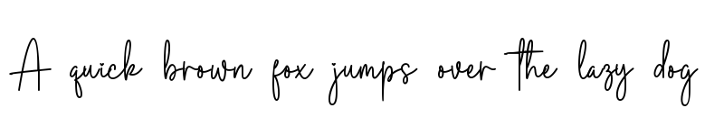 Preview of Browny Cakes Signature Regular font