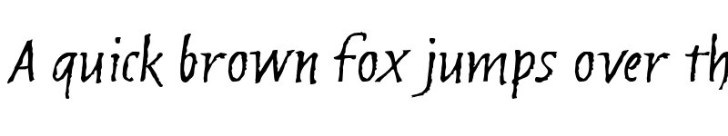Preview of Brubeck AH Regular font