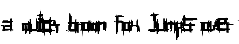 Preview of Bruised Fifty font