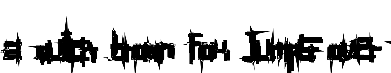 Preview of Bruised Hundred font