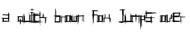 Preview of Bruised Ten font