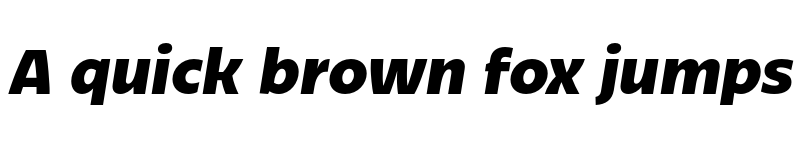 Preview of Bruna Bold Italic font