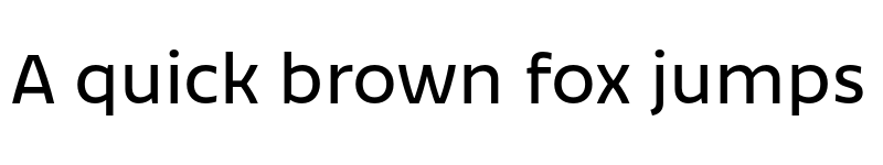 Preview of Bruna Regular font