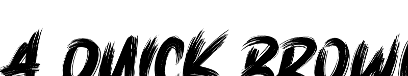 Preview of Brush King Regular font