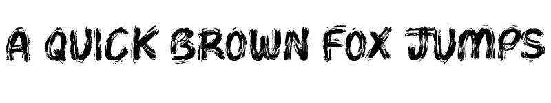 Preview of Brush Pains Regular font