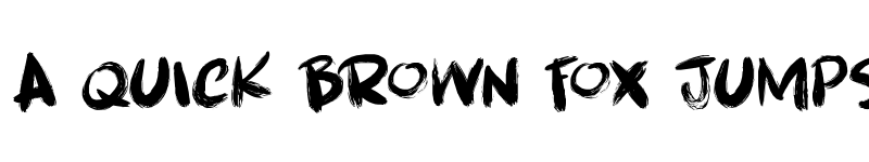 Preview of Brushcrazy DEMO Regular font