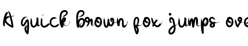 Preview of Brushmoon Regular font