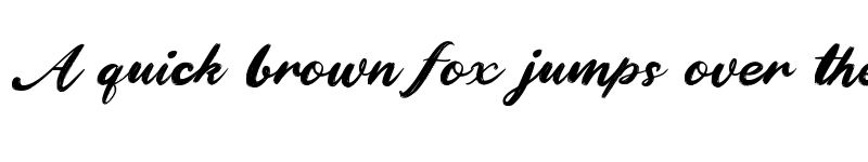Preview of Brushtion Regular font