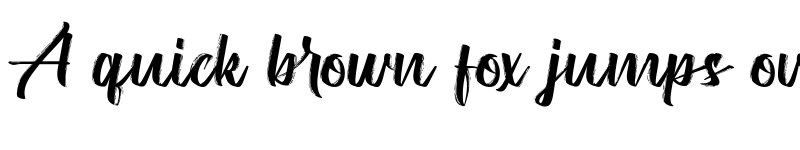 Preview of Brushwork Demo Regular font