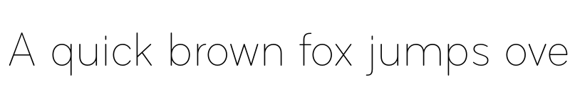 Preview of Bryant Condensed Light font